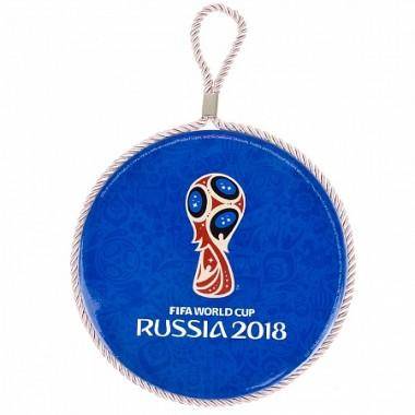 Подставка под горячее с пробкой + окантовка &quot;Чемпионат Мира FIFA 2018&quot; 17*17*0,7см.  407-302 — Egidius.ru
