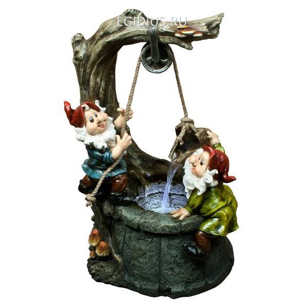 Фонтан "Гномы", L51 W40 H82 см 81-2316 фото 1 &mdash; Egidius.ru
