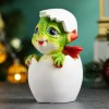 Фигура декоративная "Дракошка" (зеленый) 8*5*5,5см 81-3250 фото 1 — Egidius.ru