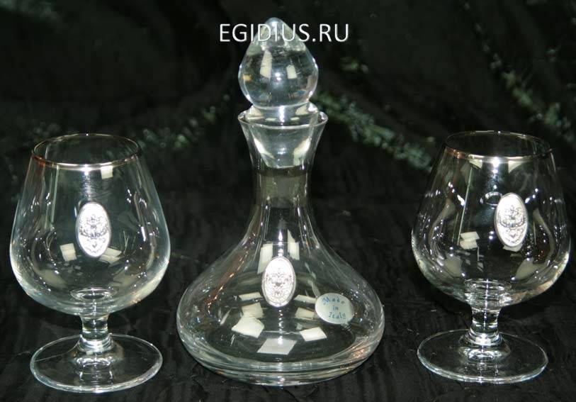 Подарочный набор для ликёра и водки Герб 16см  105-719 фото 1 &mdash; Egidius.ru