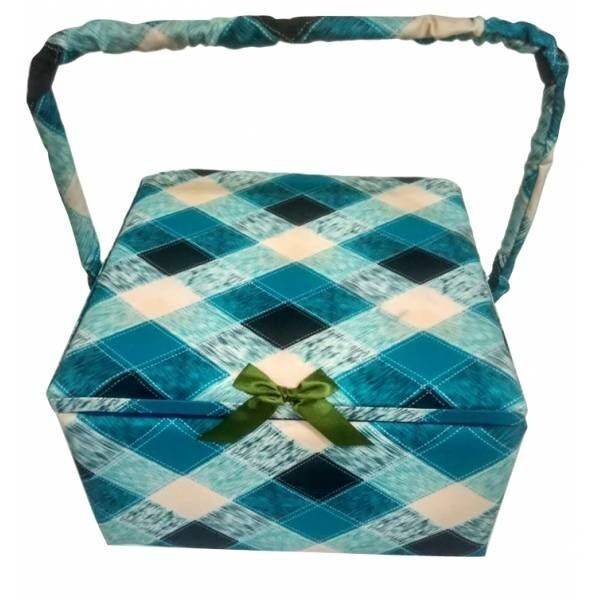 Шкатулка для рукоделия (с подносом), L29,5 W29,5 H18 см 81-4110 фото 1 — Egidius.ru