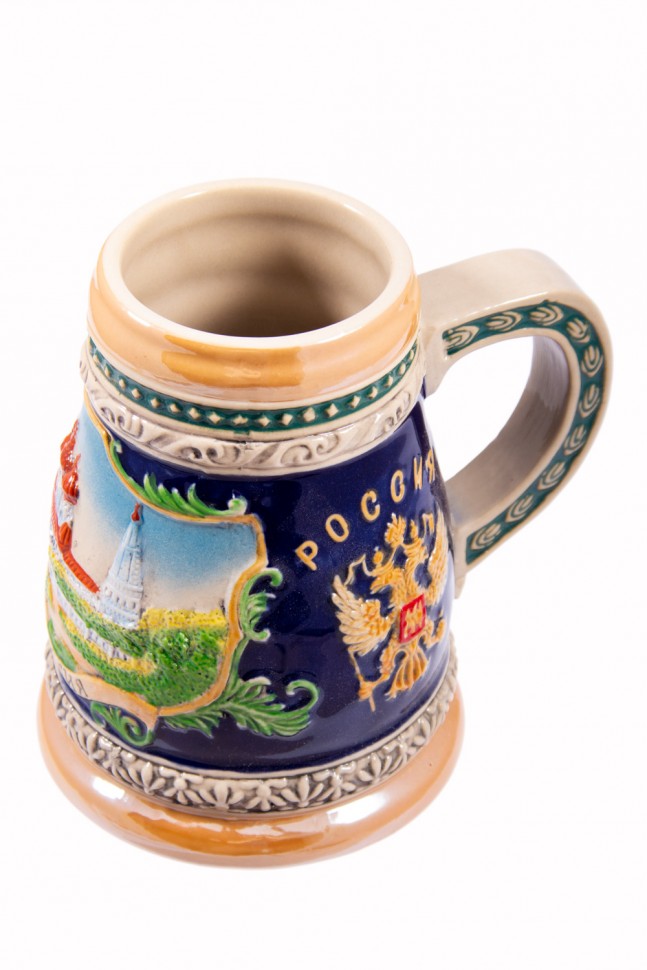 Пивная кружка коллекционная Россия 15*12*15см, 500мл  111-190 фото 1 &mdash; Egidius.ru