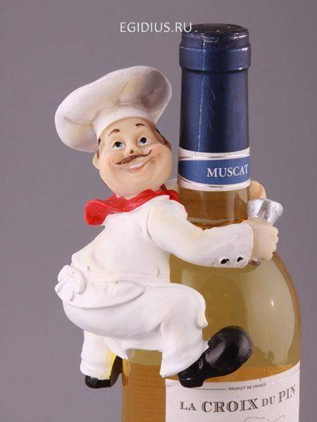 Фигурка для бутылки высота=12,5 см. 321-116 фото 1 &mdash; Egidius.ru