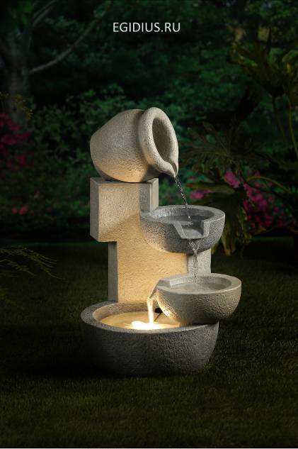 Напольный Фонтан "Кувшины Модерн" 31-0624 фото 1 &mdash; Egidius.ru