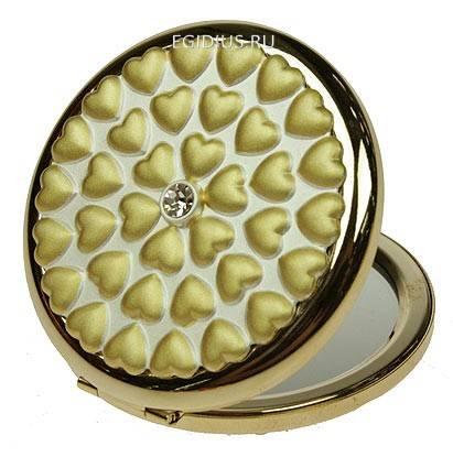 Зеркальце со стразами "LA GEER"  105-334 фото 1 — Egidius.ru