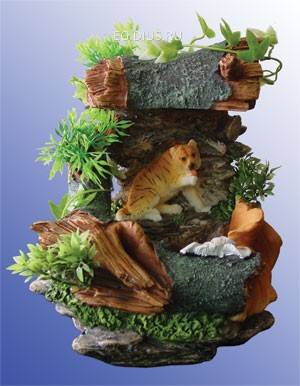 Фонтан: Тигры в гроте 10-0217 фото 1 &mdash; Egidius.ru