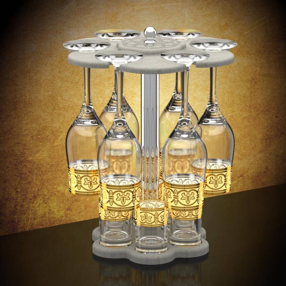 Мини-бар 12 предметов 160 Флоренция (светлый) 71-0021 фото 1 &mdash; Egidius.ru