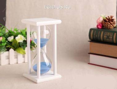 Песочные часы 45 минут квадратн/бел/фиолет/синий 270-003 — Egidius.ru