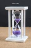 Песочные часы 45 минут квадратн/бел/фиолет/синий 270-003 фото 2 — Egidius.ru