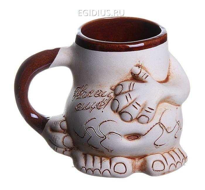 Кружка для пива "Пузо" 0,5л  804-085 фото 1 — Egidius.ru