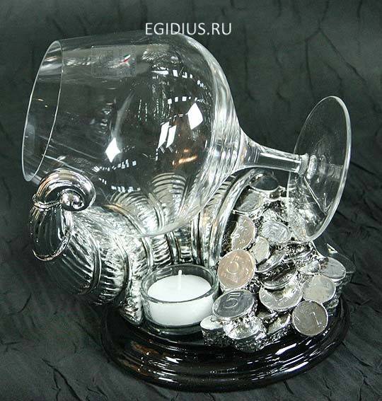 Коньячница с подогревом Рог изобилия 105-616 фото 1 &mdash; Egidius.ru