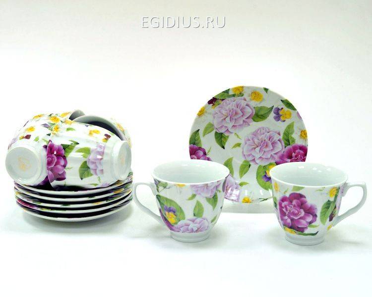 12пр. Чайный набор  600-604 фото 1 — Egidius.ru