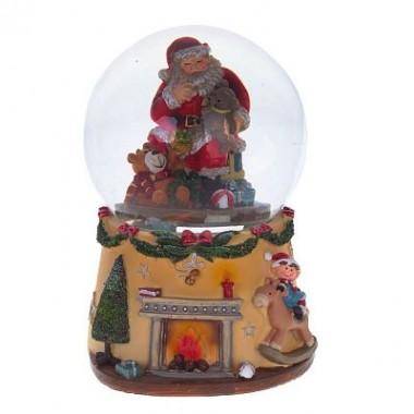 Снежный шар на батарейках, с метелью, L11W11,5H15,5см 81-1179 — Egidius.ru