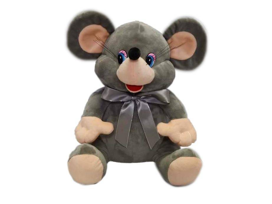 Упаковка для новогодних подарков Мышка с ленточкой 30 см 600гр 2-1-019 фото 1 &mdash; Egidius.ru