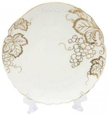 Тарелка 19см. &quot;Золотая лоза&quot; 600-401 — Egidius.ru
