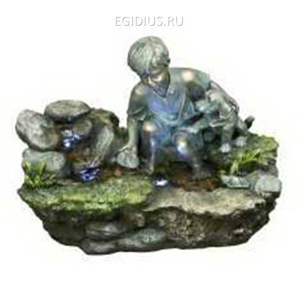 Фонтан "Ребенок", L80 W49 H54 см 81-2317 фото 1 &mdash; Egidius.ru