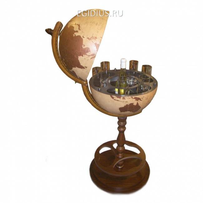 Глобус-бар с соврем.картой мира , сфера 40с 700-019 фото 1 &mdash; Egidius.ru