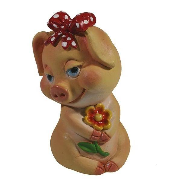 Фигура декоративная "Свинка Марлин"L5W5H7.5 82-0455 фото 1 — Egidius.ru