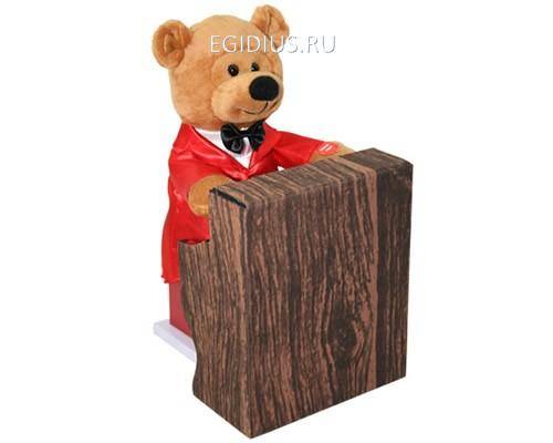 Поющая игрушка: Медвежонок пианист 30 см 500-051 фото 1 — Egidius.ru
