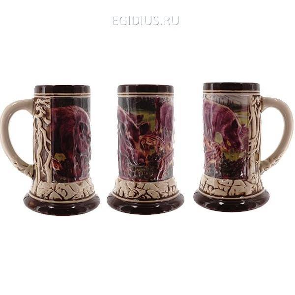 Кружка "Кабан", 650мл (без инд.упаковки) 80-0580 фото 1 &mdash; Egidius.ru