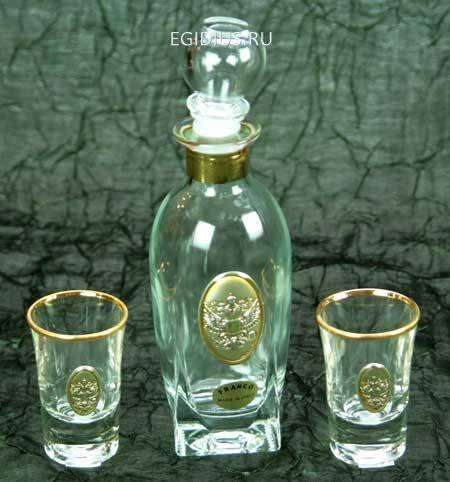 Подарочный набор для ликёра и водки Герб  105-720 фото 1 — Egidius.ru