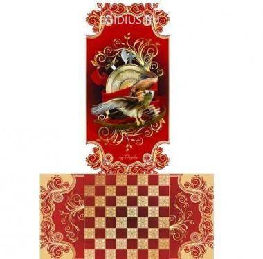 Нарды &quot;Ястреб&quot;  в дер. коробе малые 31-1014 — Egidius.ru