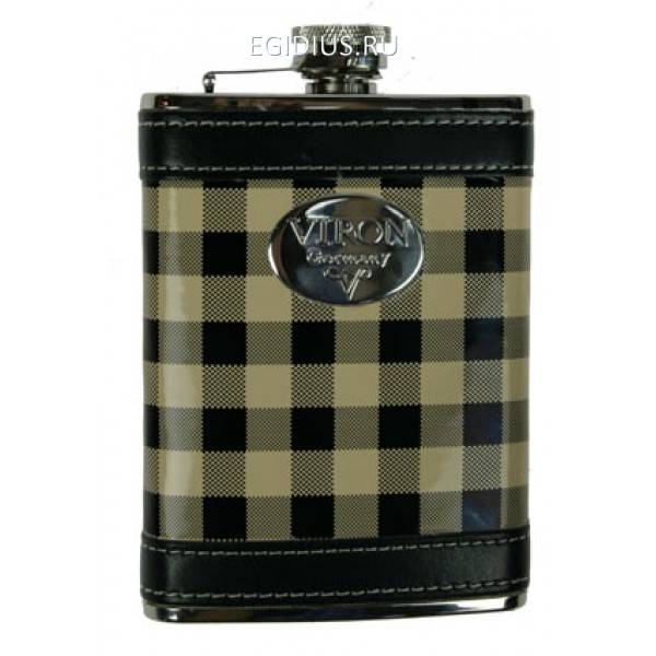 Фляжка подарочная "VIRON" 230 мл. 3*10*13 см. 114-537 фото 1 &mdash; Egidius.ru