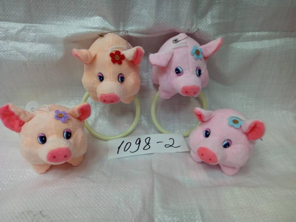 Мягкая игрушка-брелок Свинка S65 10см 281-218 фото 1 — Egidius.ru