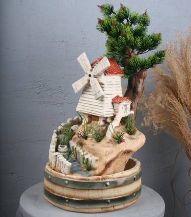 Настольный фонтан «У мельницы» 540-070 — Egidius.ru