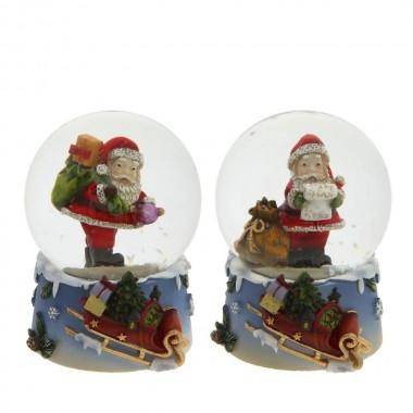 Водяной шар со снегом &quot;Дед Мороз&quot; D4,5 см, L4,5 W5 H6 см, 2в. 80-0949 — Egidius.ru