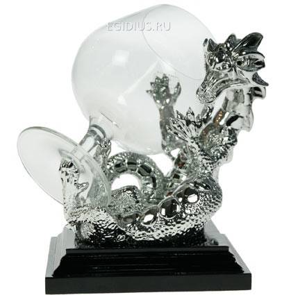 Коньячница с подогревом Дракон 18см 105-617 фото 1 — Egidius.ru