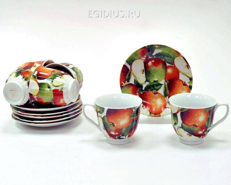 12пр. Чайный набор  600-605 фото 1 — Egidius.ru