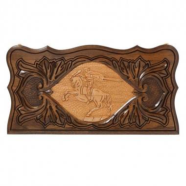 Настольная игра: Нарды резные &quot;Вcадник&quot;, Avetyan 4-2-179 — Egidius.ru