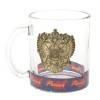 Кружка стеклянная "Россия" v=335мл. (подарочная упаковка) 406-265 фото 1 — Egidius.ru