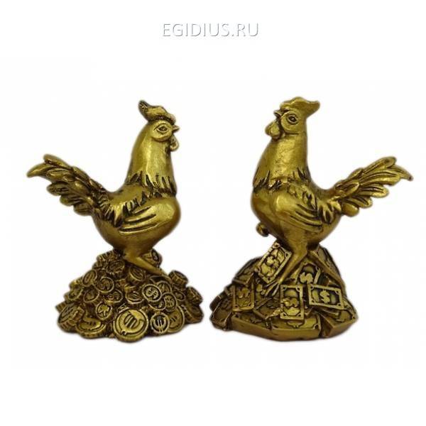 Декоративная фигурка "Петушок", L4,7W2,5H6,1см, 2в 81-3358 фото 1 — Egidius.ru