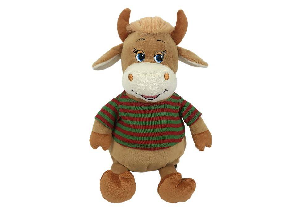 Упаковка подарков мягкая игрушка бык 1400гр/30/42см 2-1-138 фото 1 &mdash; Egidius.ru