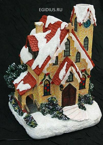 Новогодняя музык. композиция с подсветкой С Рождеством 18*17*28см  150-503 фото 1 &mdash; Egidius.ru