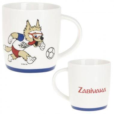 Кружка фарфоровая &quot;Чемпионат Мира FIFA 2018&quot; v=380мл.  406-139 — Egidius.ru