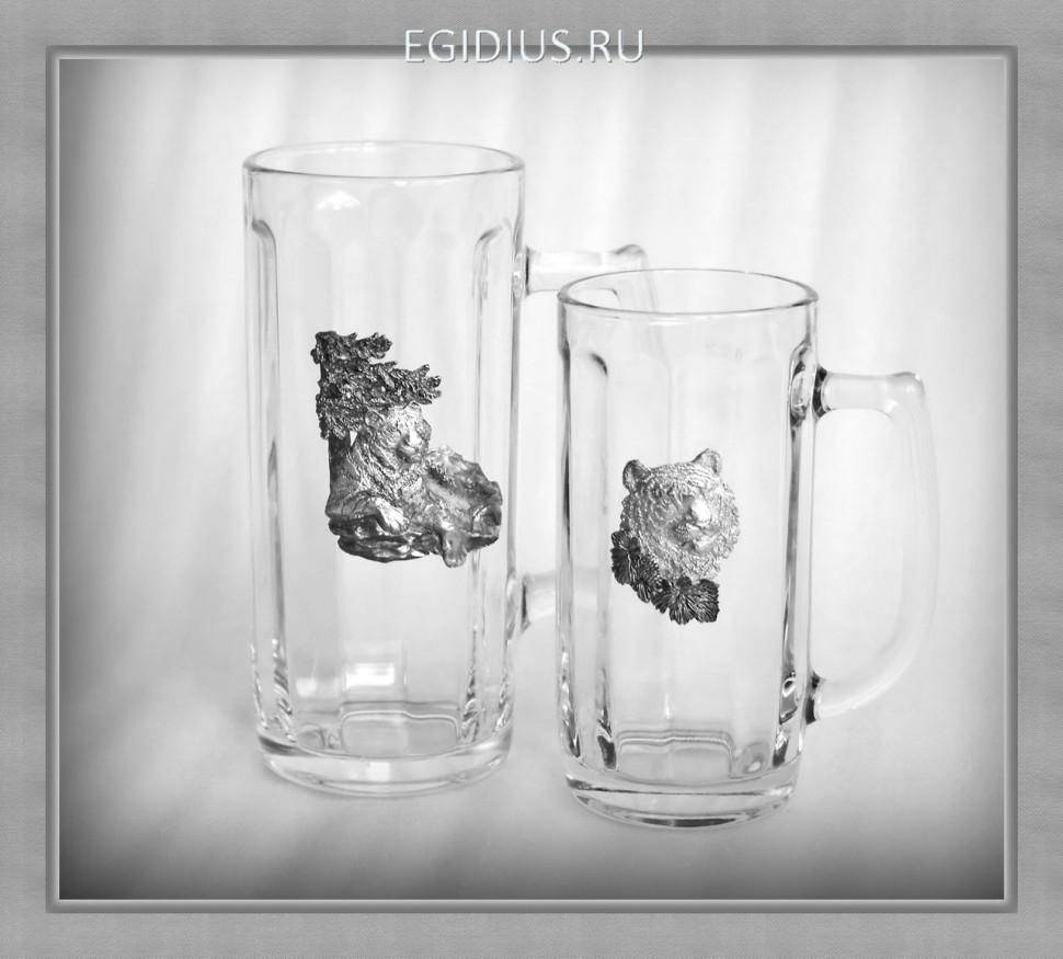 Пивные кружки 41254 "На вершине" 300+500мл 1+1шт. 72-0034 фото 1 — Egidius.ru