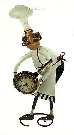 Часы "Повар" 22*9*48см  103-446 фото 1 — Egidius.ru