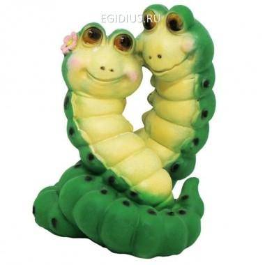 Садовая фигура из полистоунаВлюбленные гусеничкиL17W14,5H21,5см 81-6466 — Egidius.ru