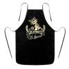 Черный фартук с тиснением "За отвагу на кухне" 800-340 фото 1 &mdash; Egidius.ru