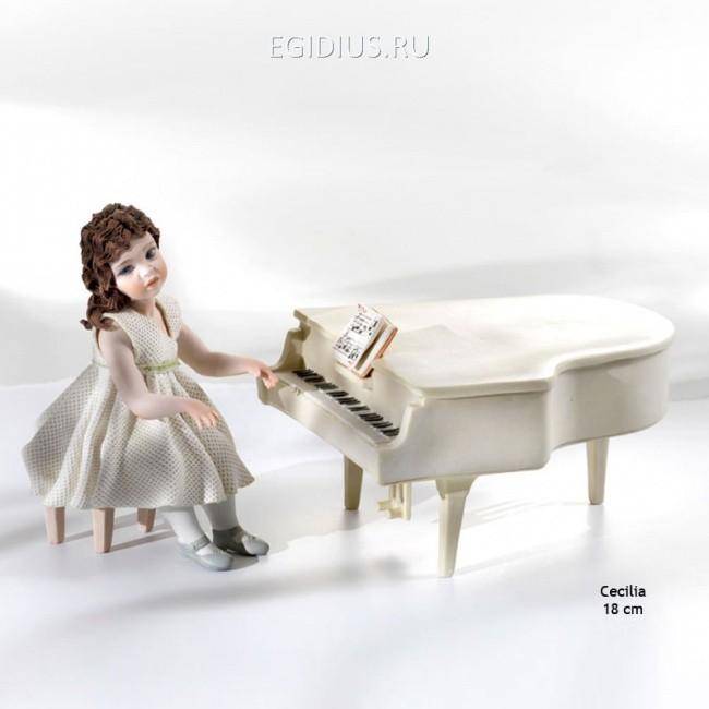 Cecilia Фарфоровая статуэтка, h 18 см 705-064 фото 1 &mdash; Egidius.ru