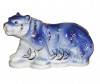 Фигурка из фарфора  тигр голубой 11*6*4 см, символ года 2022 281-431 фото 7 &mdash; Egidius.ru