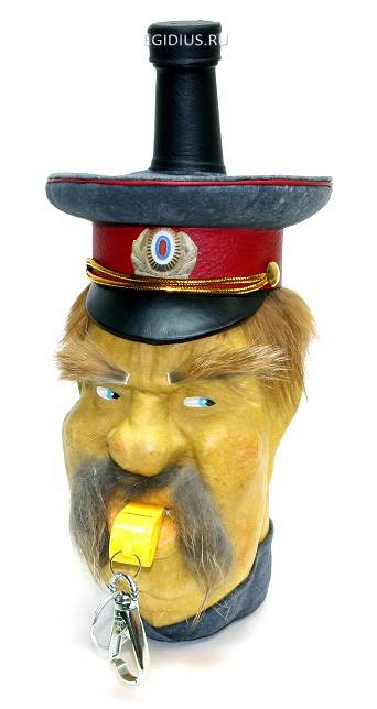 Штоф "Милиционер" 800-011 фото 1 &mdash; Egidius.ru