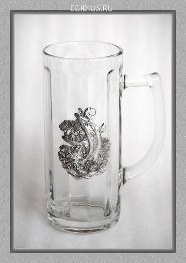 Пивная кружка 1254 &quot;Азарт рыбалки&quot;  500мл.  72-0016 — Egidius.ru