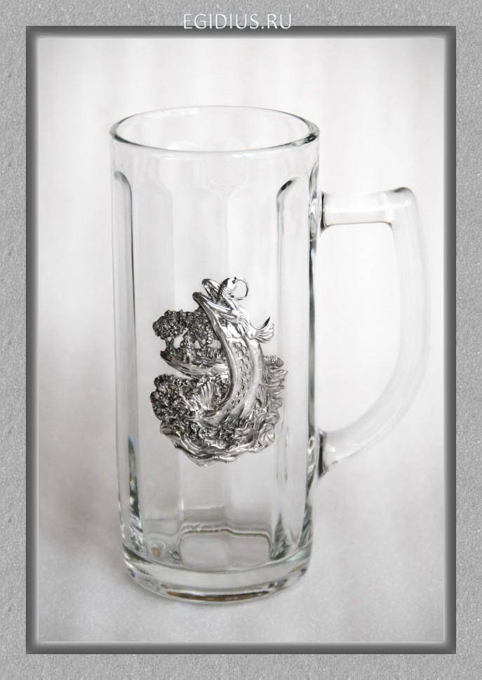 Пивная кружка 1254 "Азарт рыбалки"  500мл.  72-0016 фото 1 — Egidius.ru