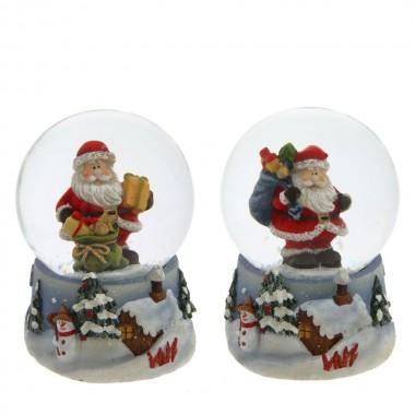 Шар с дедом морозом внутри &quot;Дед Мороз&quot; D4,5 см, L4,5 W4,8 H6,5 см, 2в. 80-0951 — Egidius.ru