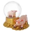 Фигурка декоративная в стеклянном шаре "Свинка", L6,7 W5,3 H6,2см, 2в 82-0783 фото 3 — Egidius.ru