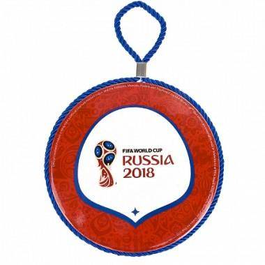 Подставка под горячее с пробкой + окантовка &quot;Чемпионат Мира FIFA 2018&quot; 17*17*0,7см.  407-304 — Egidius.ru